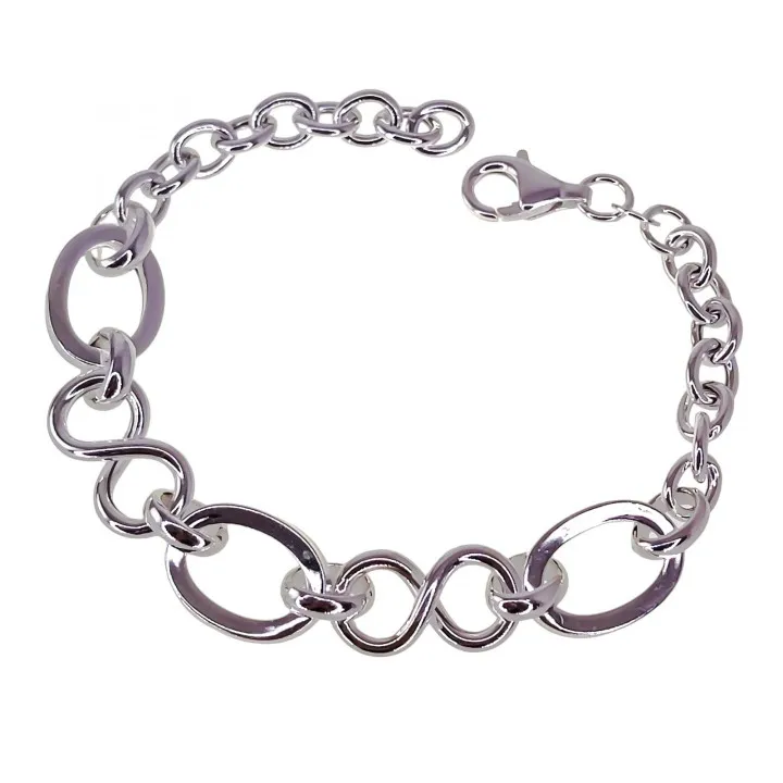 Pulsera Plata Asas Infinitos