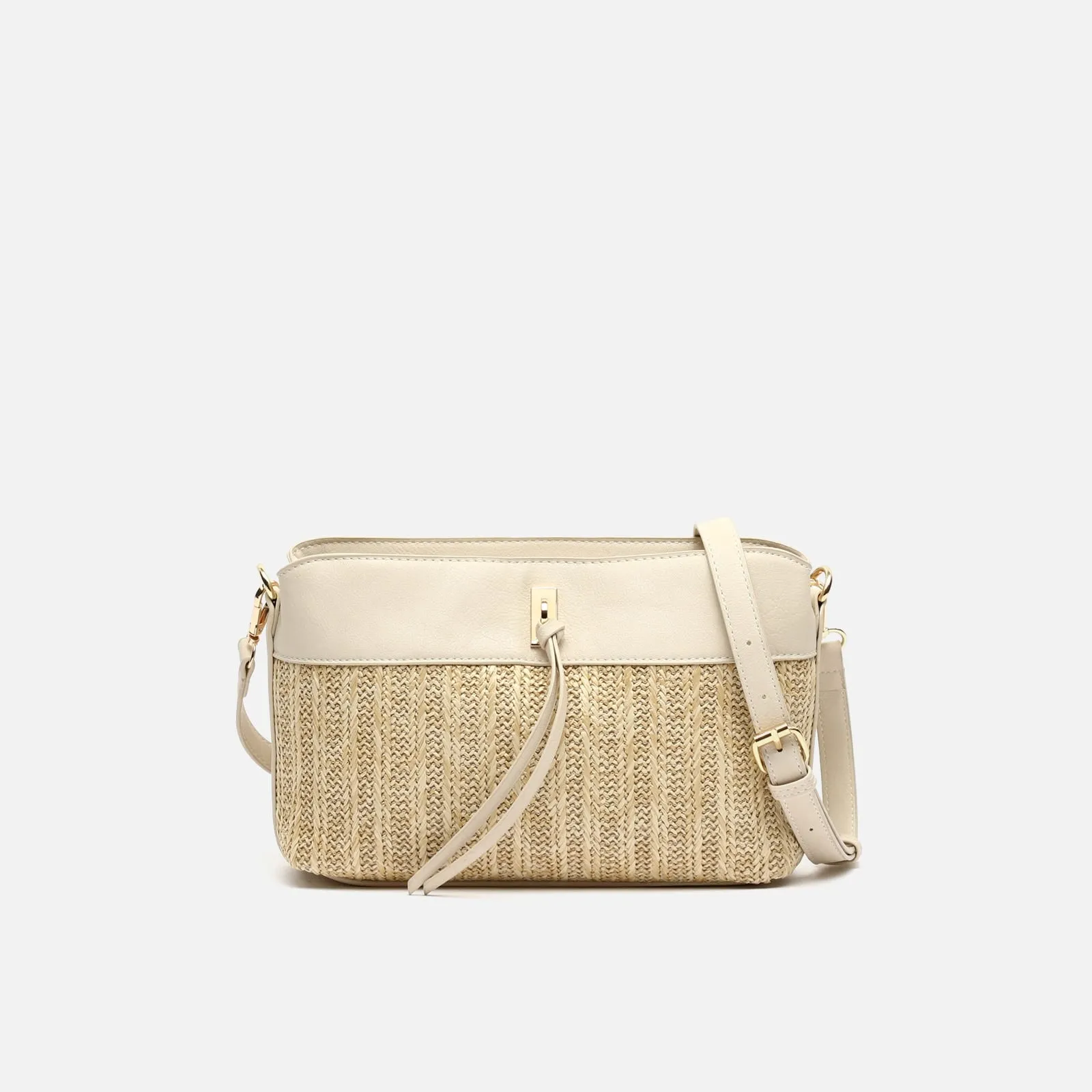 Rangri bolso bandolera pequeo efecto rafia