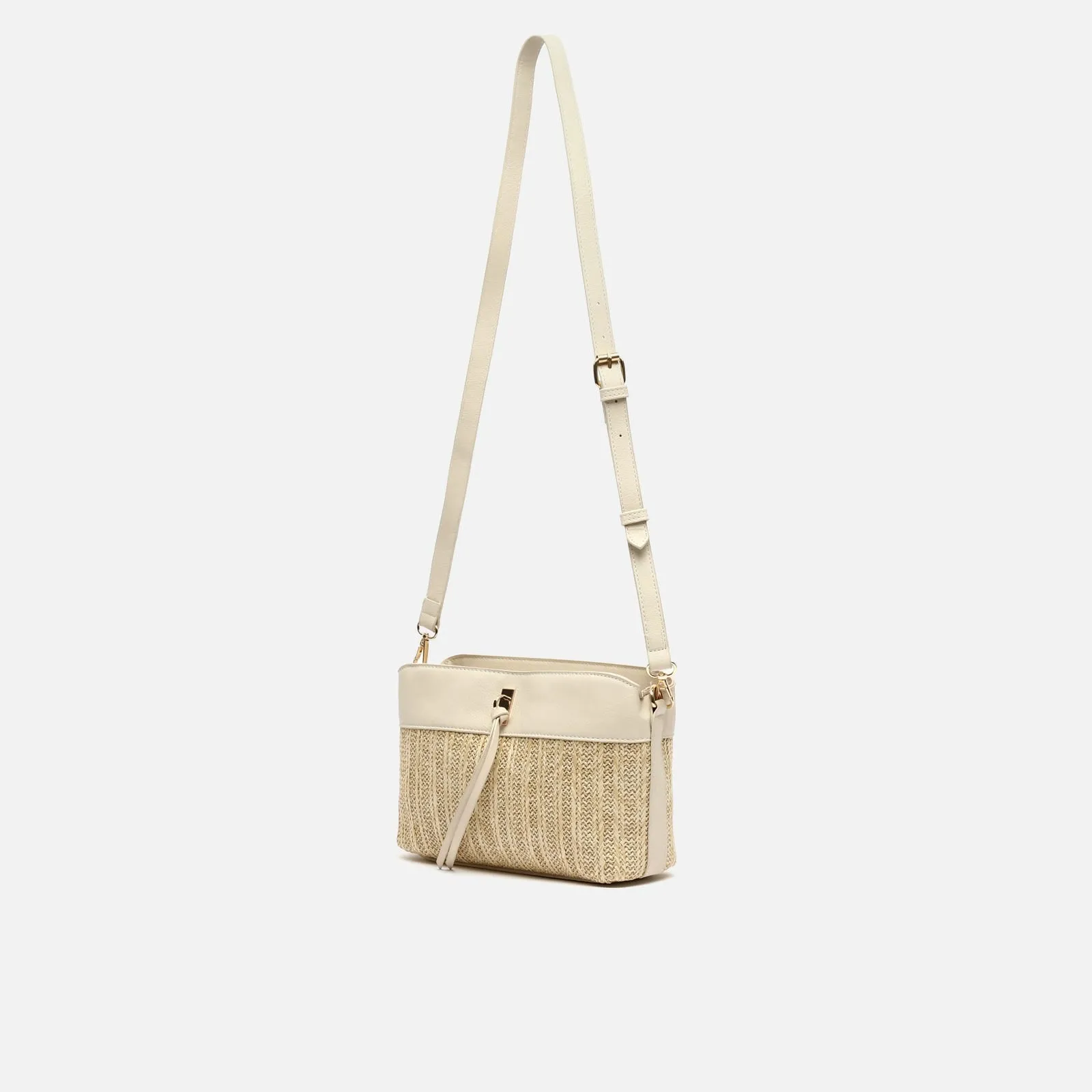 Rangri bolso bandolera pequeo efecto rafia