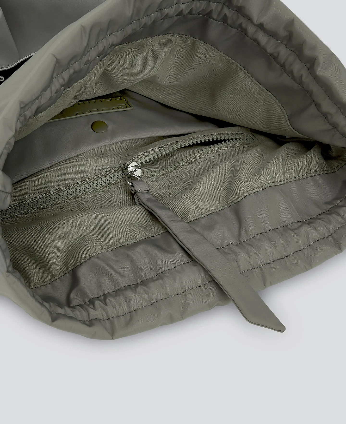 Recycled polyester maxi bag for woman