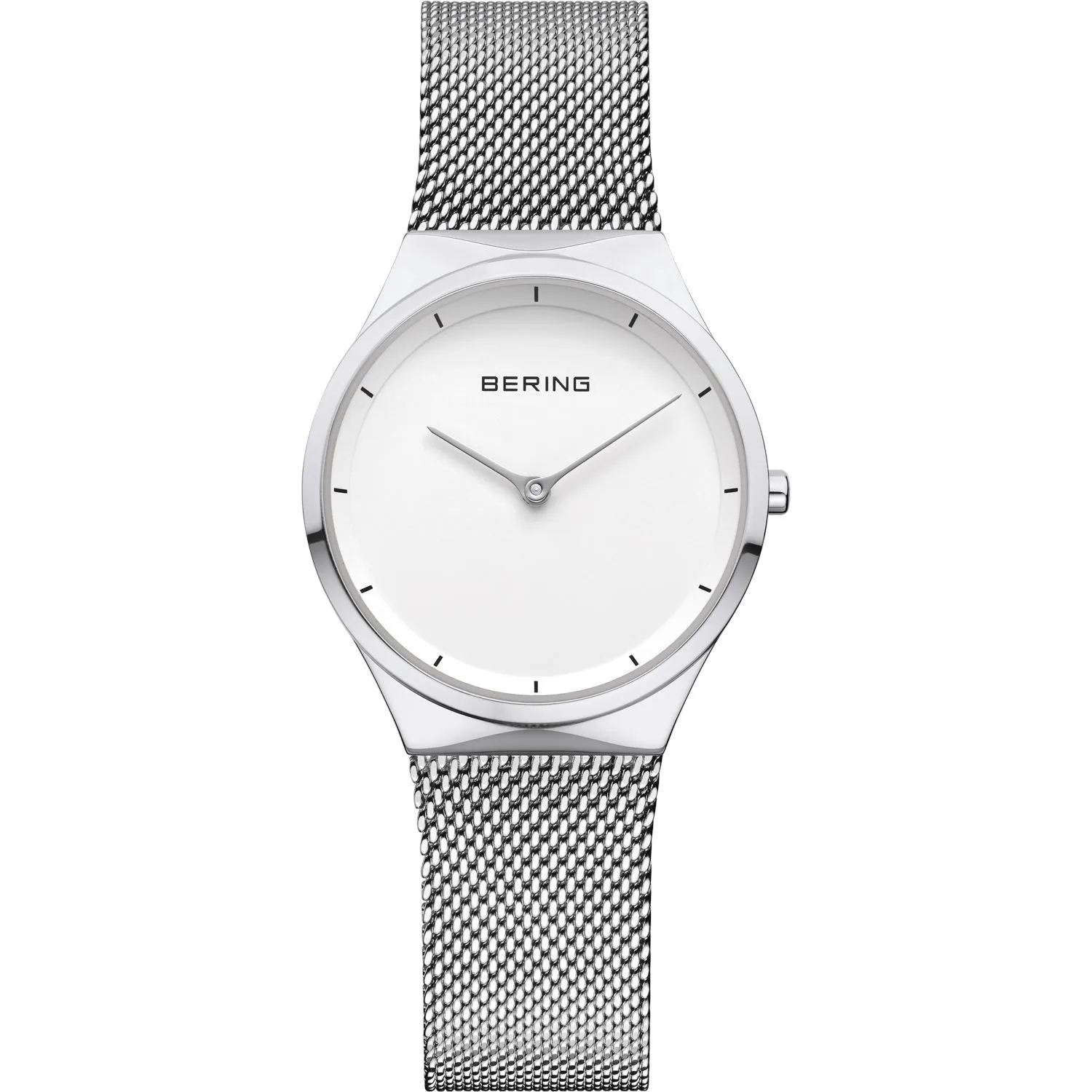Reloj Bering Minimalista Mujer Blanco/Plateado