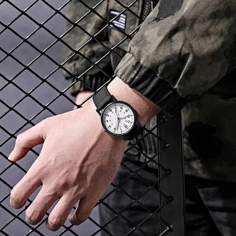 Reloj De Lona Moderna Para Hombre
