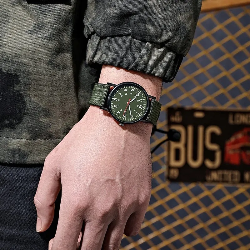 Reloj De Lona Moderna Para Hombre