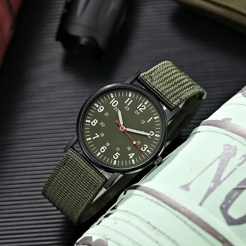 Reloj De Lona Moderna Para Hombre