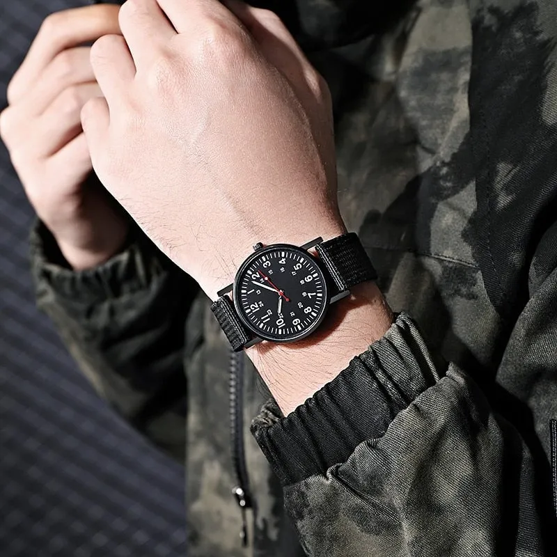 Reloj De Lona Moderna Para Hombre