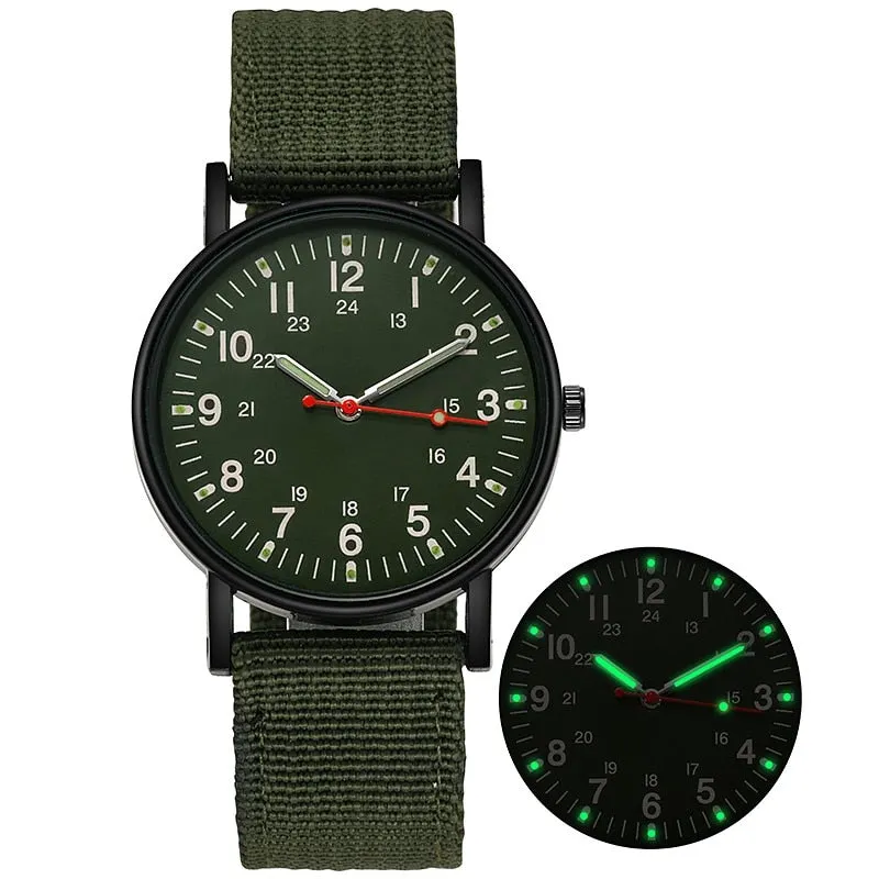 Reloj De Lona Moderna Para Hombre