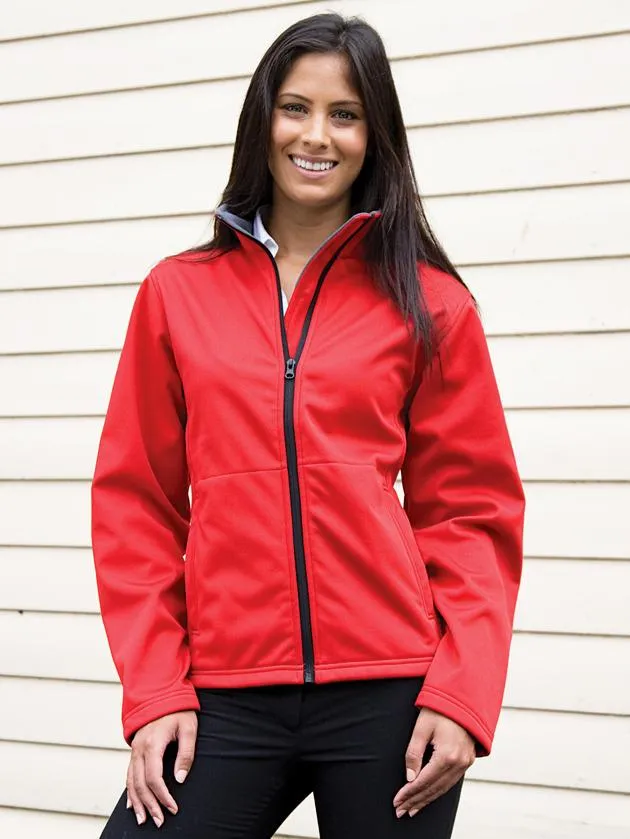 RESULT R209F  CHAQUETA EN SOFTSHELL PARA MUJERES DE CORE  NEGRO