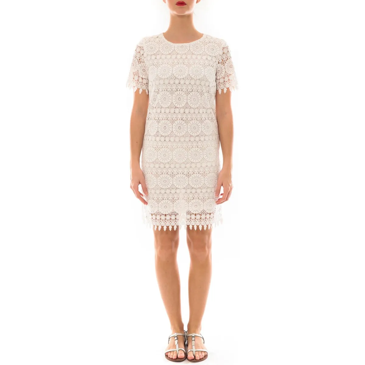 Robe Dentelle Blanche Oila
