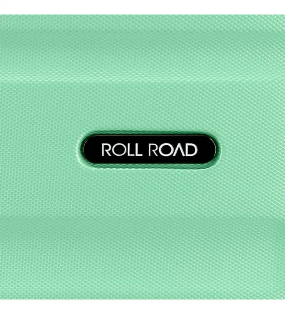 ROLL ROAD JUEGO DE DOS MALETAS RÍGIDAS FLEX 5565CM TURQUESA