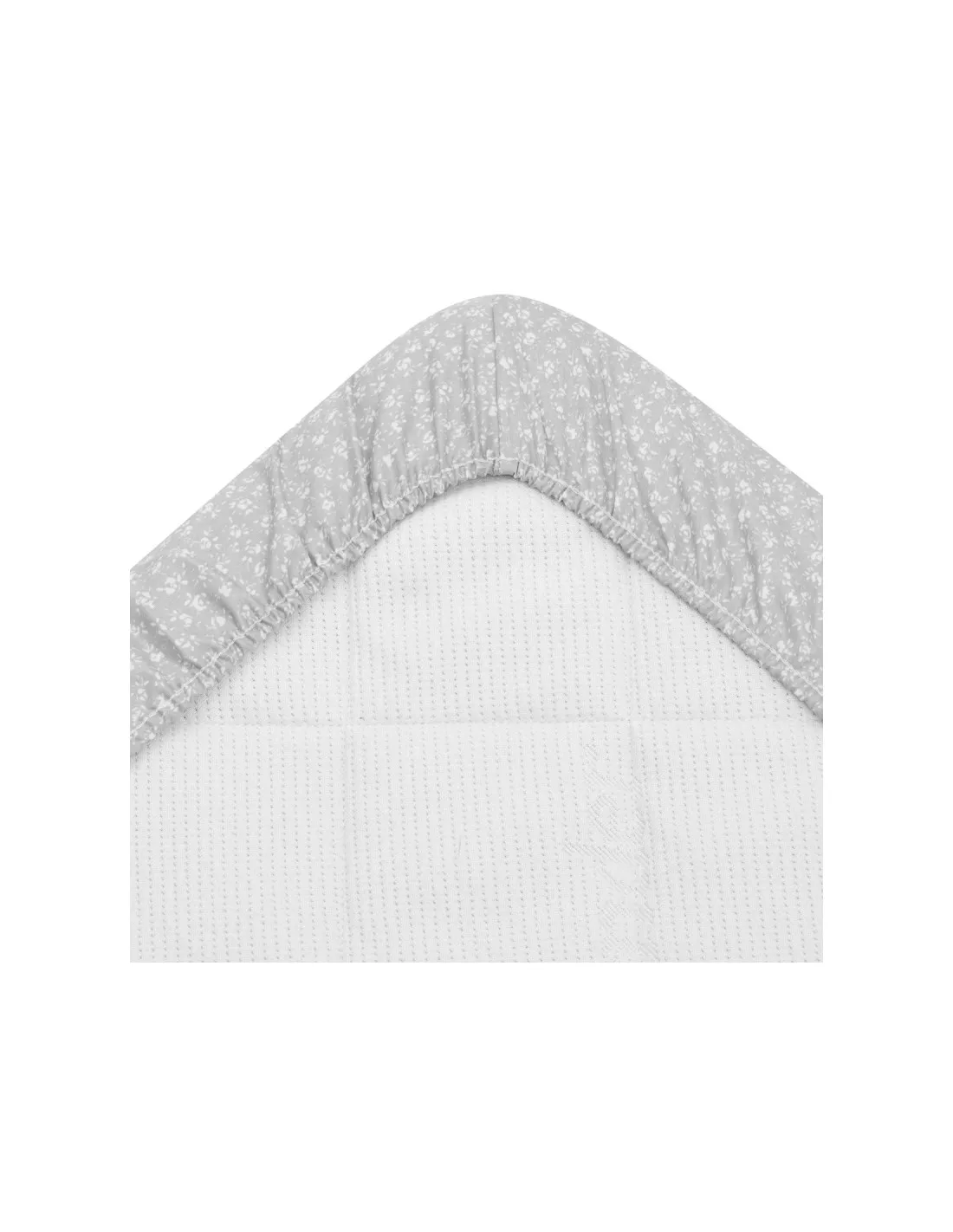 Sabana bajera de cuna 60 pack Liberty gris de Cambrass