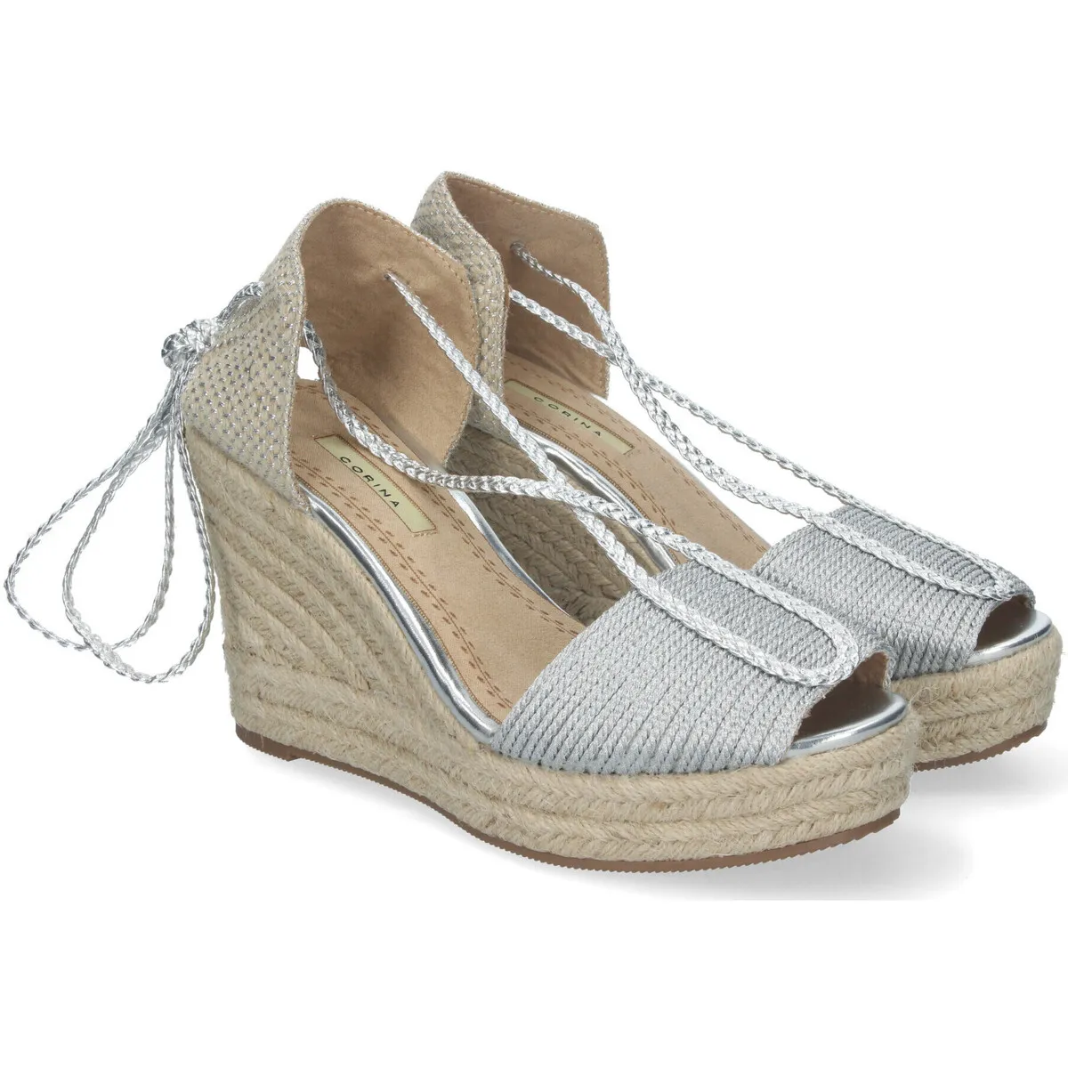 Sandalias de Cuña de Yute para Mujer