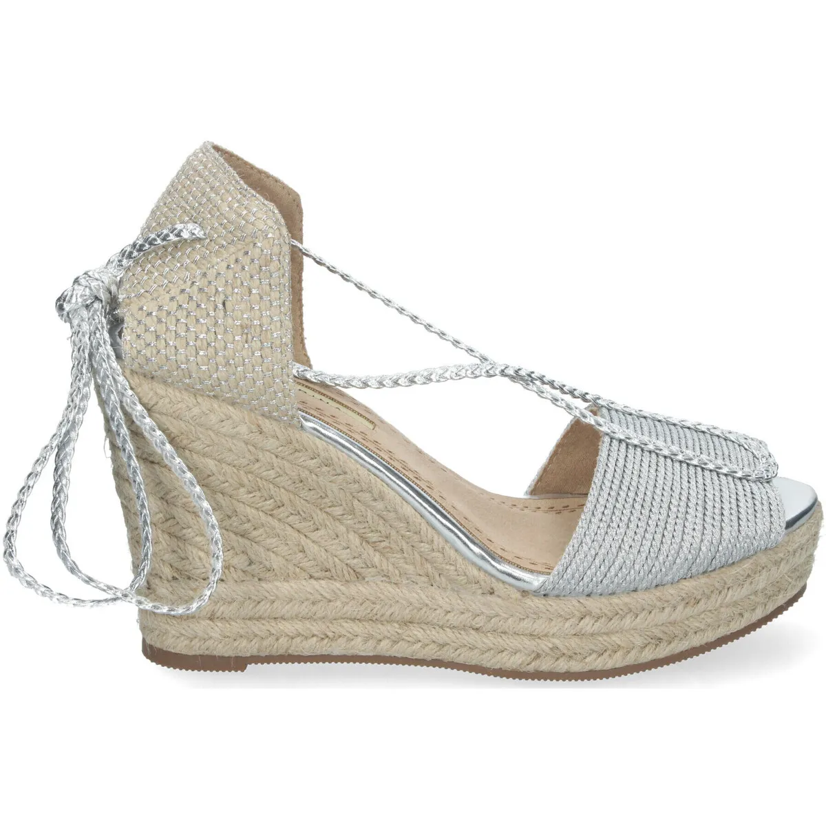 Sandalias de Cuña de Yute para Mujer