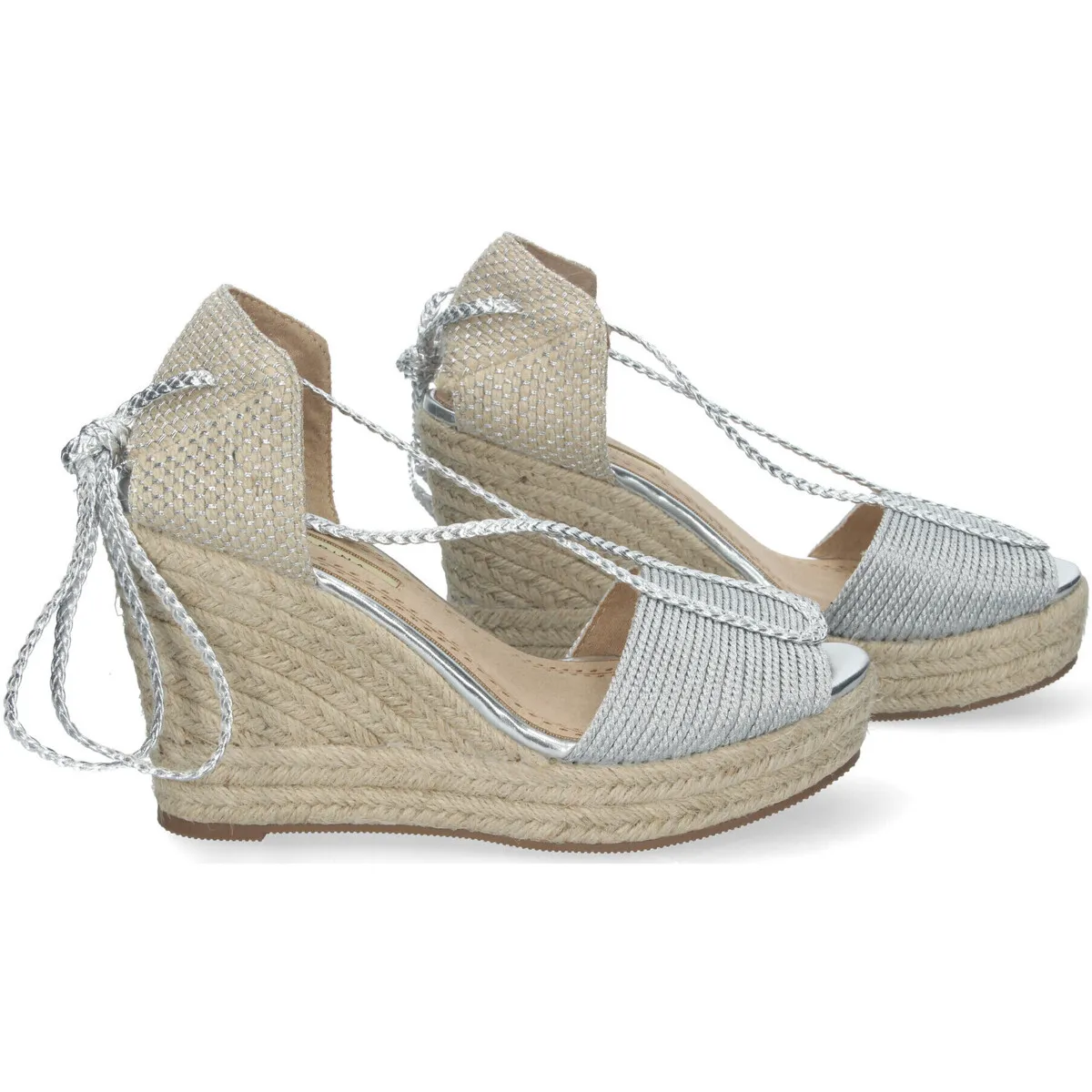 Sandalias de Cuña de Yute para Mujer