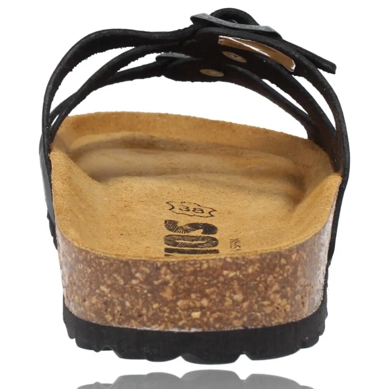 SANDALIAS PLANAS BIO HEBILLAS PARA MUJER DE OKIOS 265 NIDO008