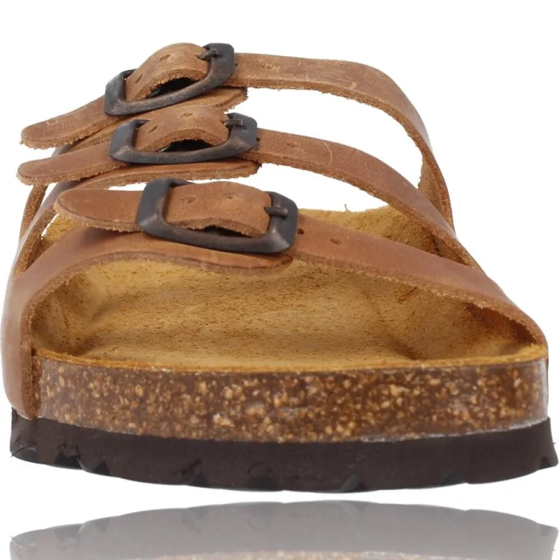 SANDALIAS PLANAS BIO HEBILLAS PARA MUJER DE OKIOS 265 NIDO008