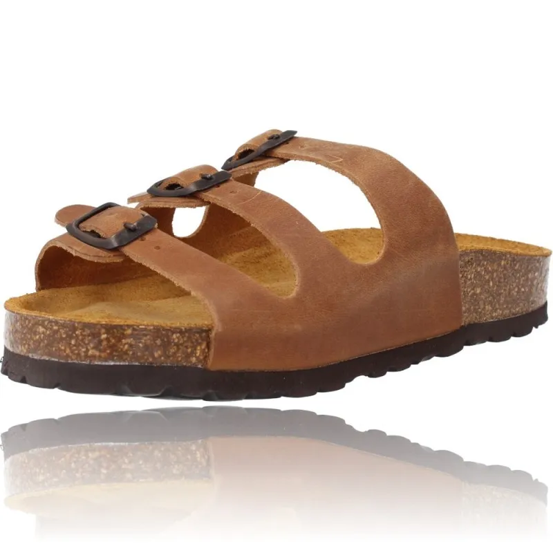 SANDALIAS PLANAS BIO HEBILLAS PARA MUJER DE OKIOS 265 NIDO008