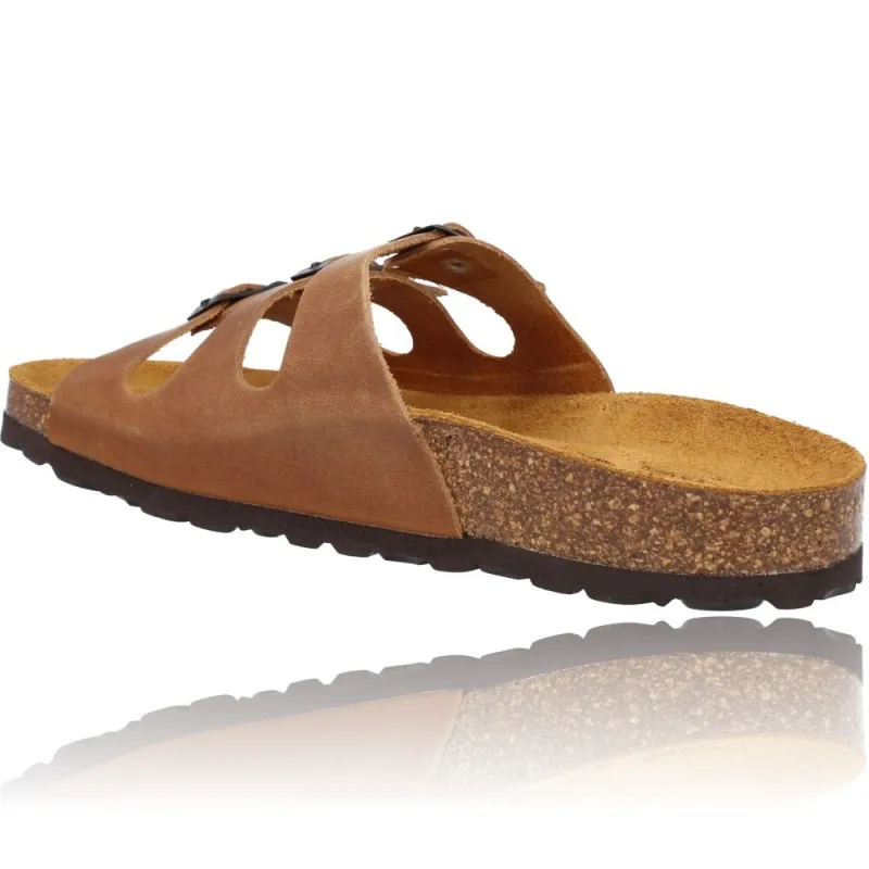 SANDALIAS PLANAS BIO HEBILLAS PARA MUJER DE OKIOS 265 NIDO008