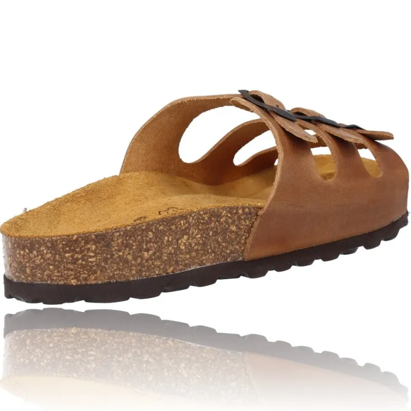 SANDALIAS PLANAS BIO HEBILLAS PARA MUJER DE OKIOS 265 NIDO008
