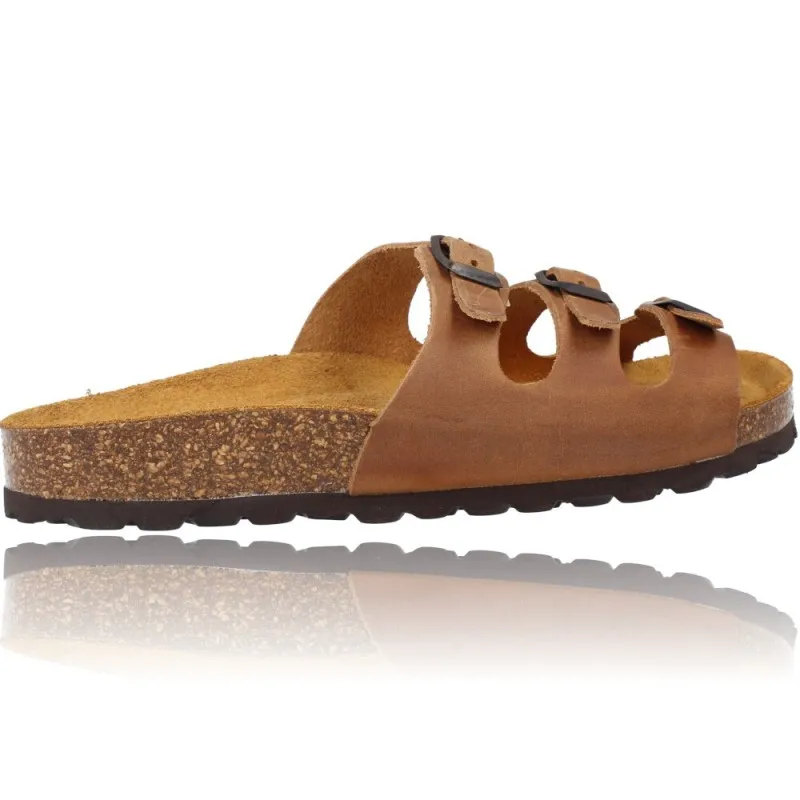 SANDALIAS PLANAS BIO HEBILLAS PARA MUJER DE OKIOS 265 NIDO008
