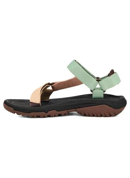 Sandalias Teva Huracán XLT2 Verde Y Beige Para Mujer