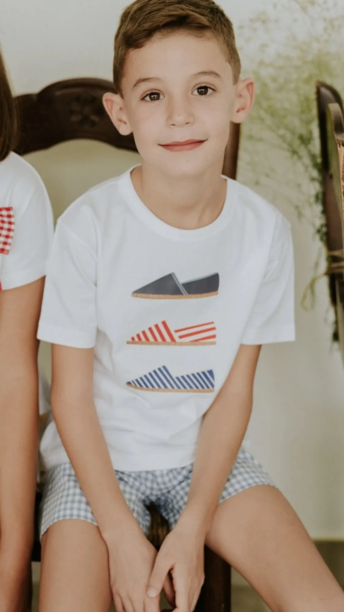 Set for boy Mon Petit Bonbon espadrilles collection