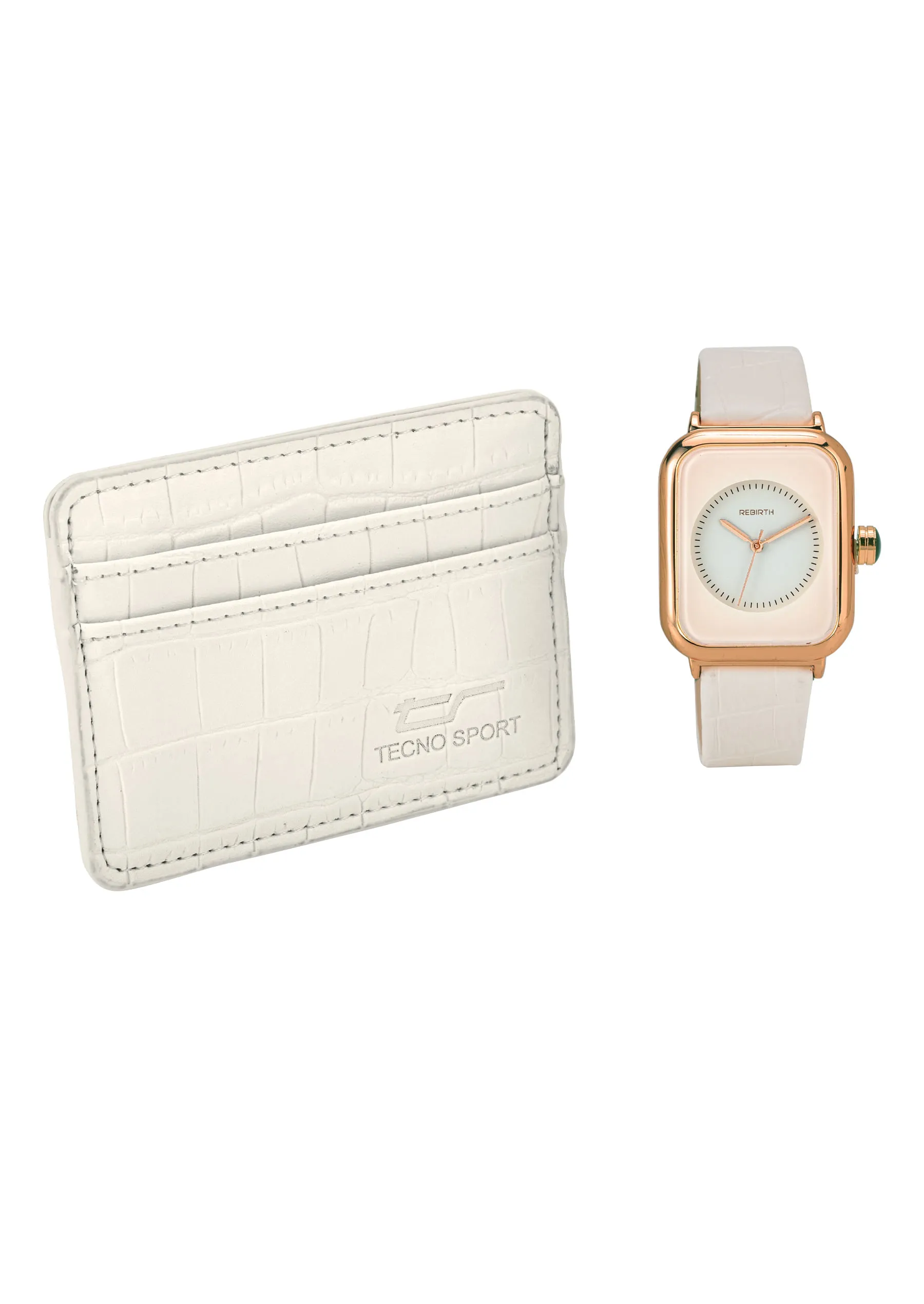 SET RELOJ ANÁLOGO Y LLAVERO PARA MUJER 44820