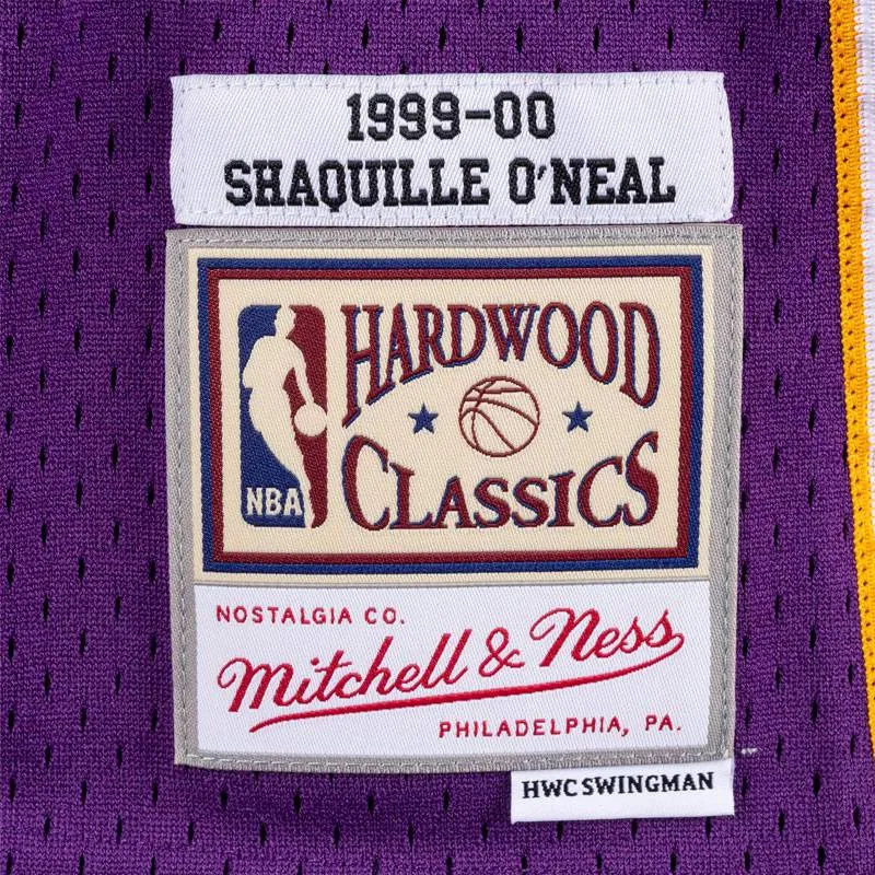 SHAQUILLE O'NEAL LOS ANGELES LAKERS HARDWOOD CLASSICS MORADA 9900