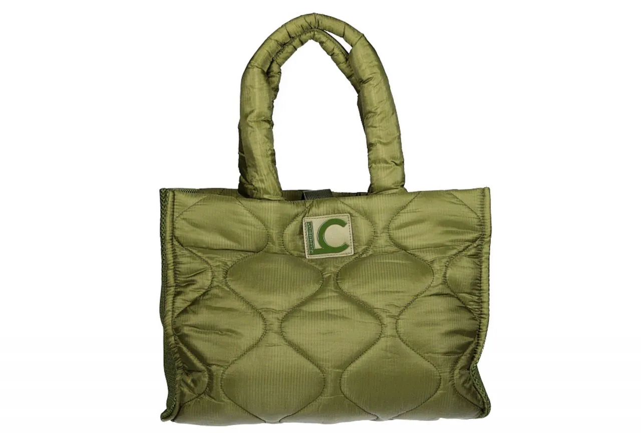 Shopper Enguatado Kaki Logo Lc Asas Colgar