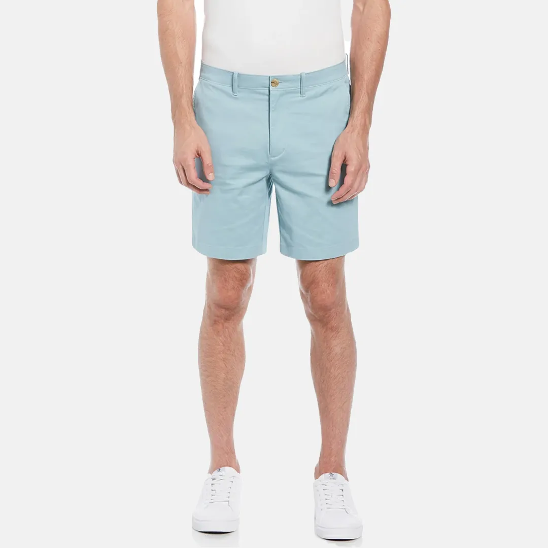 Short Penguin Moda Liso Twill Chino Celeste