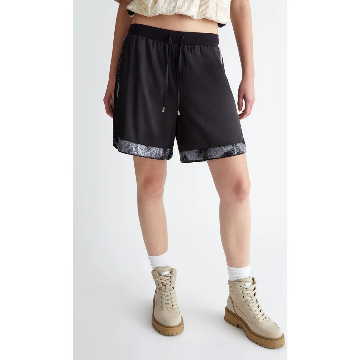 Shorts con lentejuelas