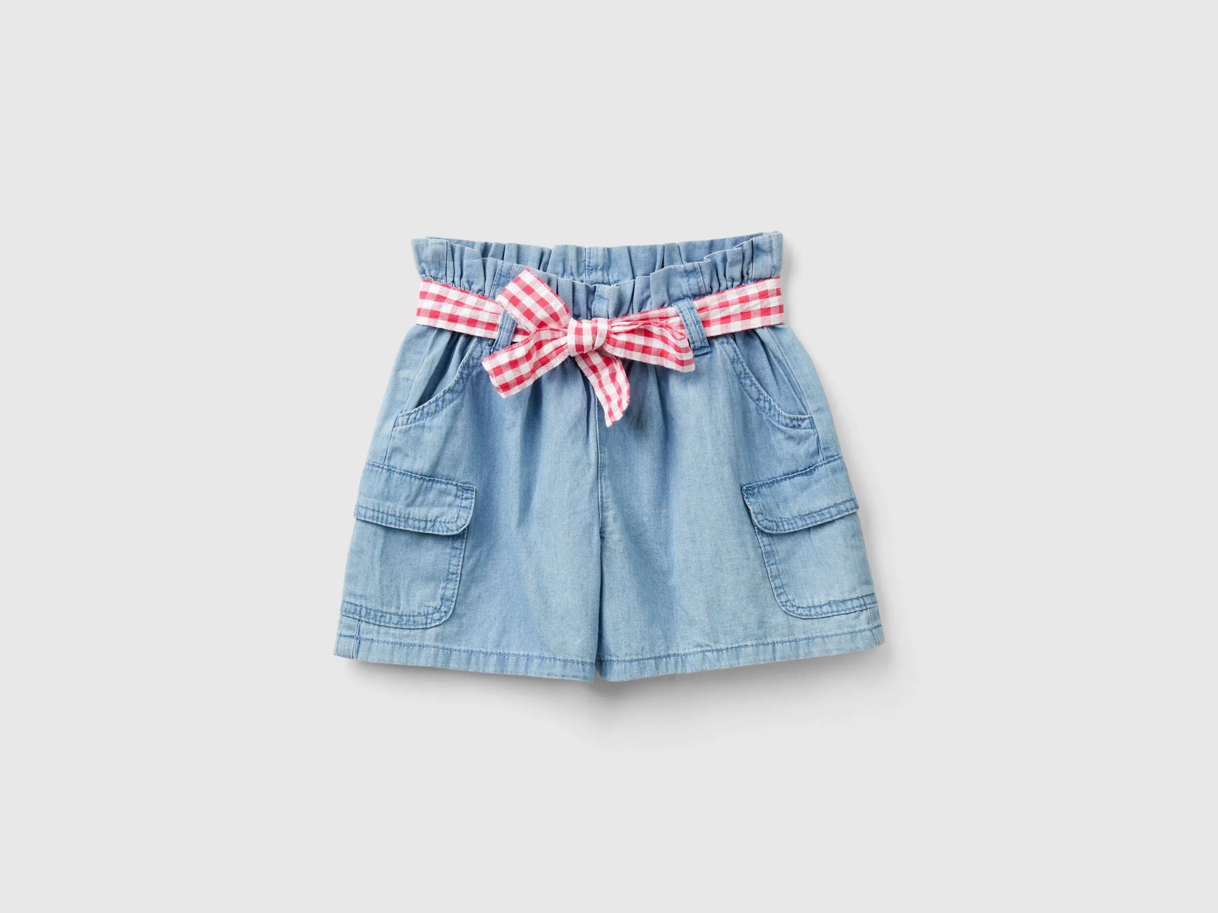 Shorts paperbag de cambray