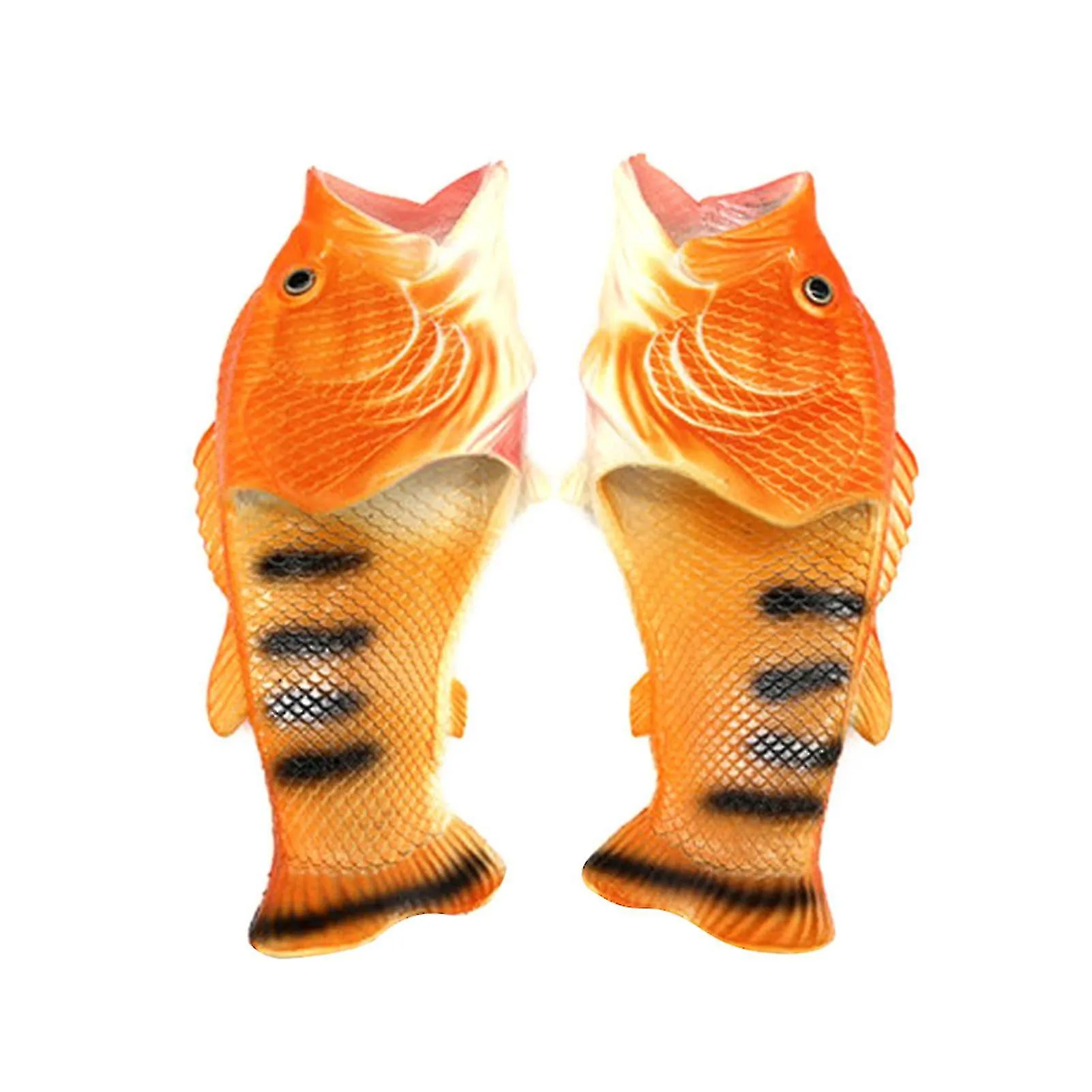 Simulación Unisex 3d Zapatillas de Pescado Verano Divertidas Moda Chanclas Para Exteriores