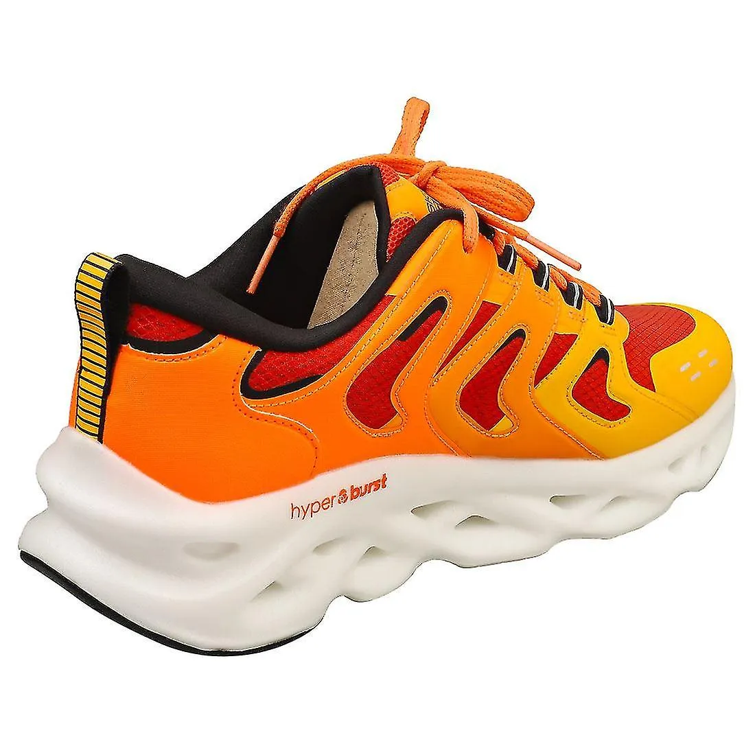 Skechers Snoop Dog Go Run Swirl Tech Zapatillas de moda para hombre en naranja