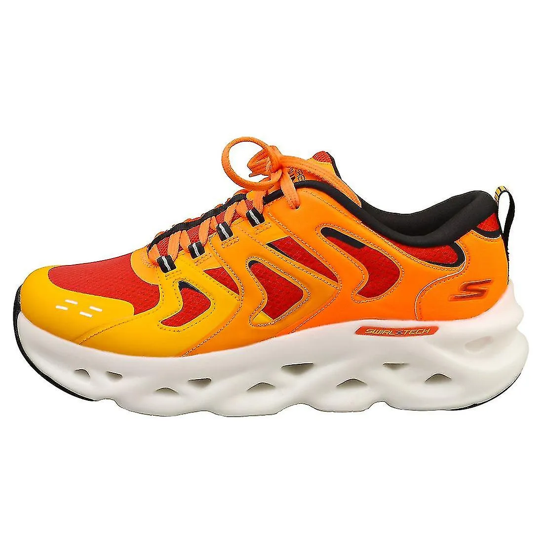 Skechers Snoop Dog Go Run Swirl Tech Zapatillas de moda para hombre en naranja