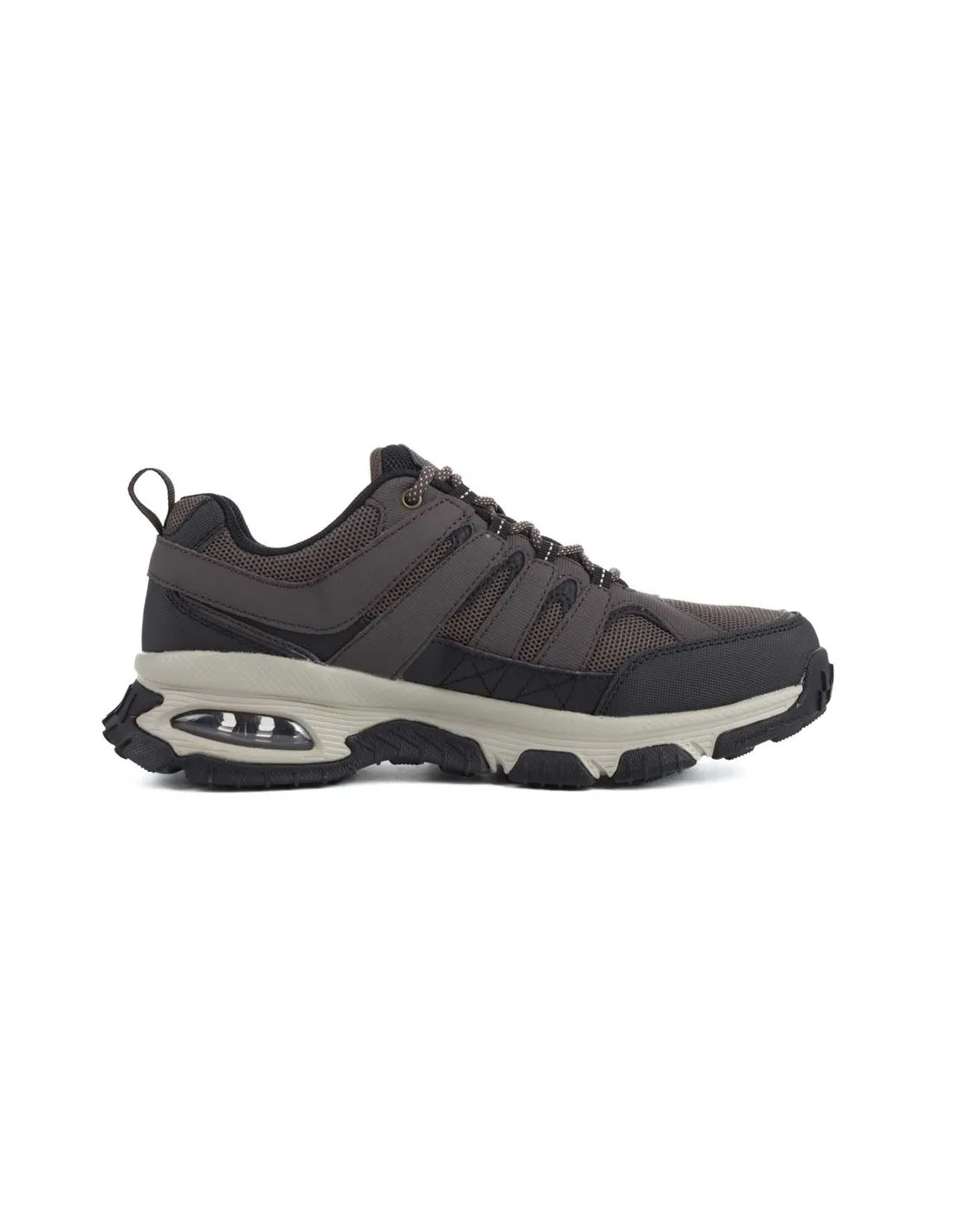SKECHERS  ZAPATILLAS MARRóN Y NEGRO SKECH AIR ENVOY HOMBRE