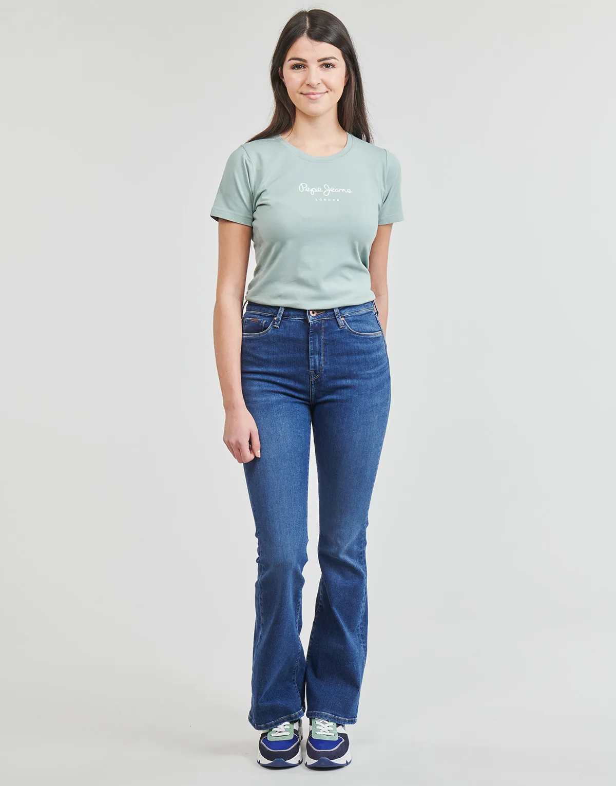 SKINNY FIT FLARE UHW