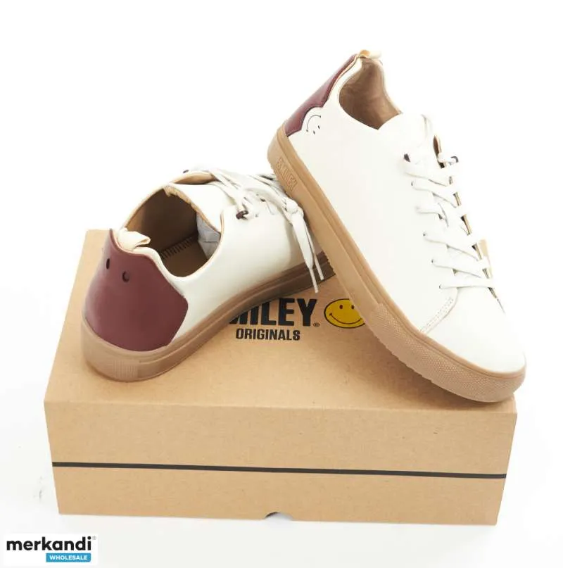 SMILEY  COLECCIóN DE ZAPATOS MIXTOS AL POR MAYOR PARA HOMBRE Y MUJER  12 PARES POR PAQUETE