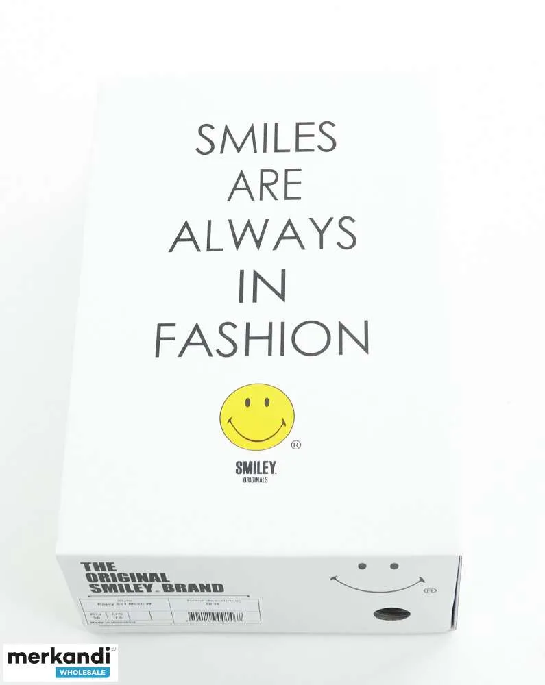 SMILEY  COLECCIóN DE ZAPATOS MIXTOS AL POR MAYOR PARA HOMBRE Y MUJER  12 PARES POR PAQUETE