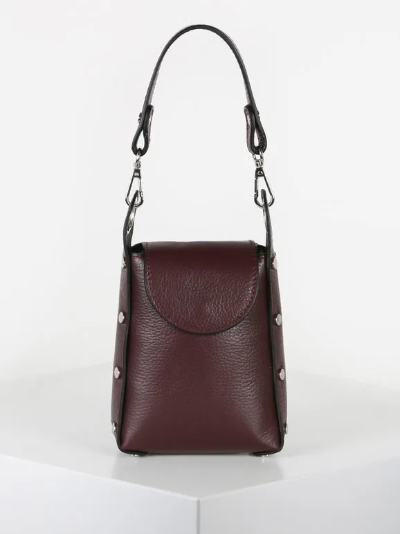 Solada Bolso bombonera mini en piel
