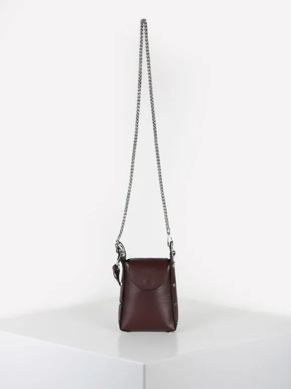 Solada Bolso bombonera mini en piel