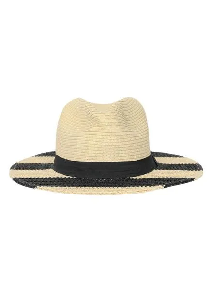 Sombrero Pieces Chola Beige Rayas para Mujer