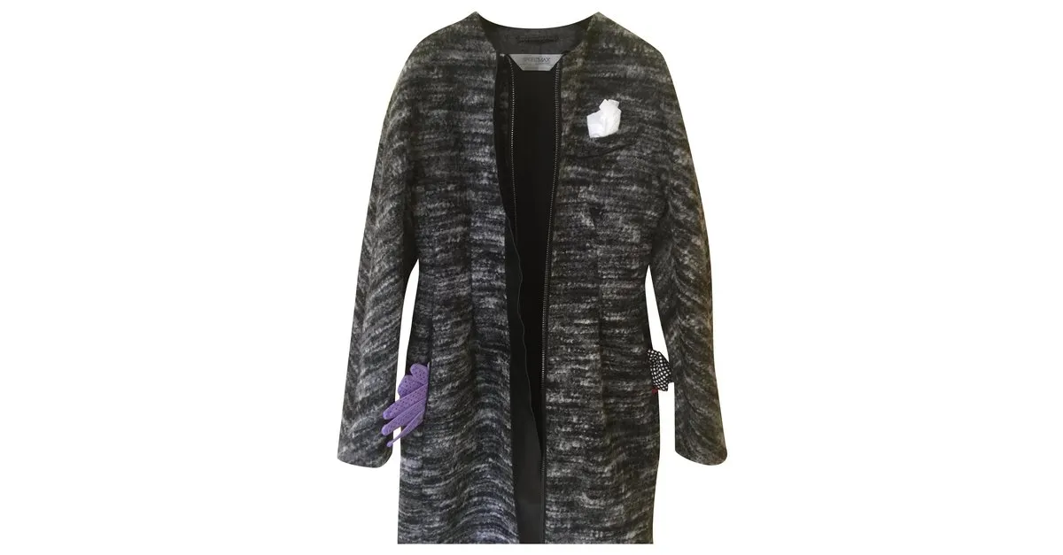 Sportmax Capa Gris antracita 