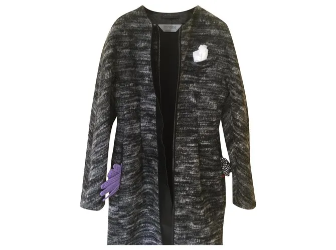 Sportmax Capa Gris antracita 