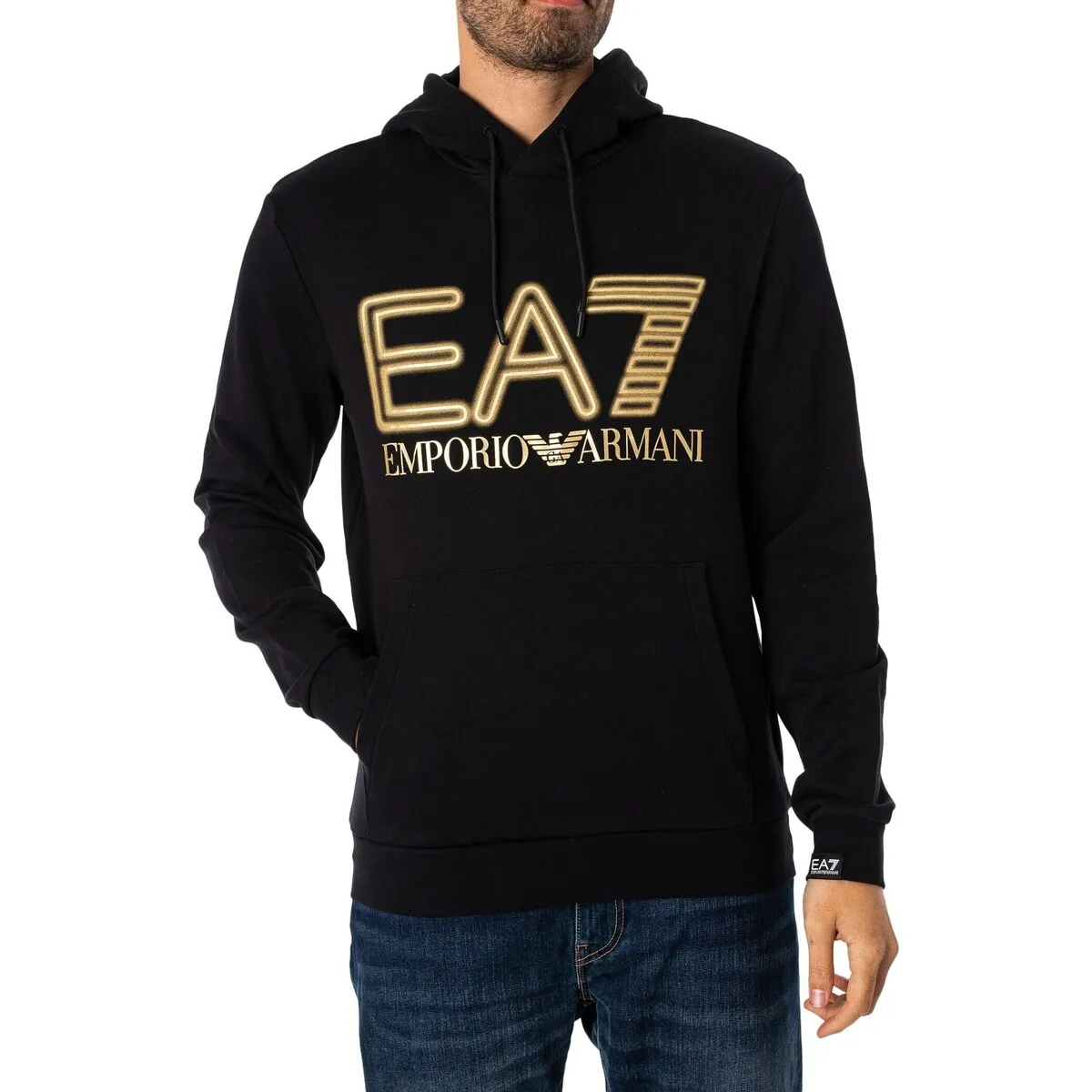 Sudadera Con Capucha Con Gráfico De Neón