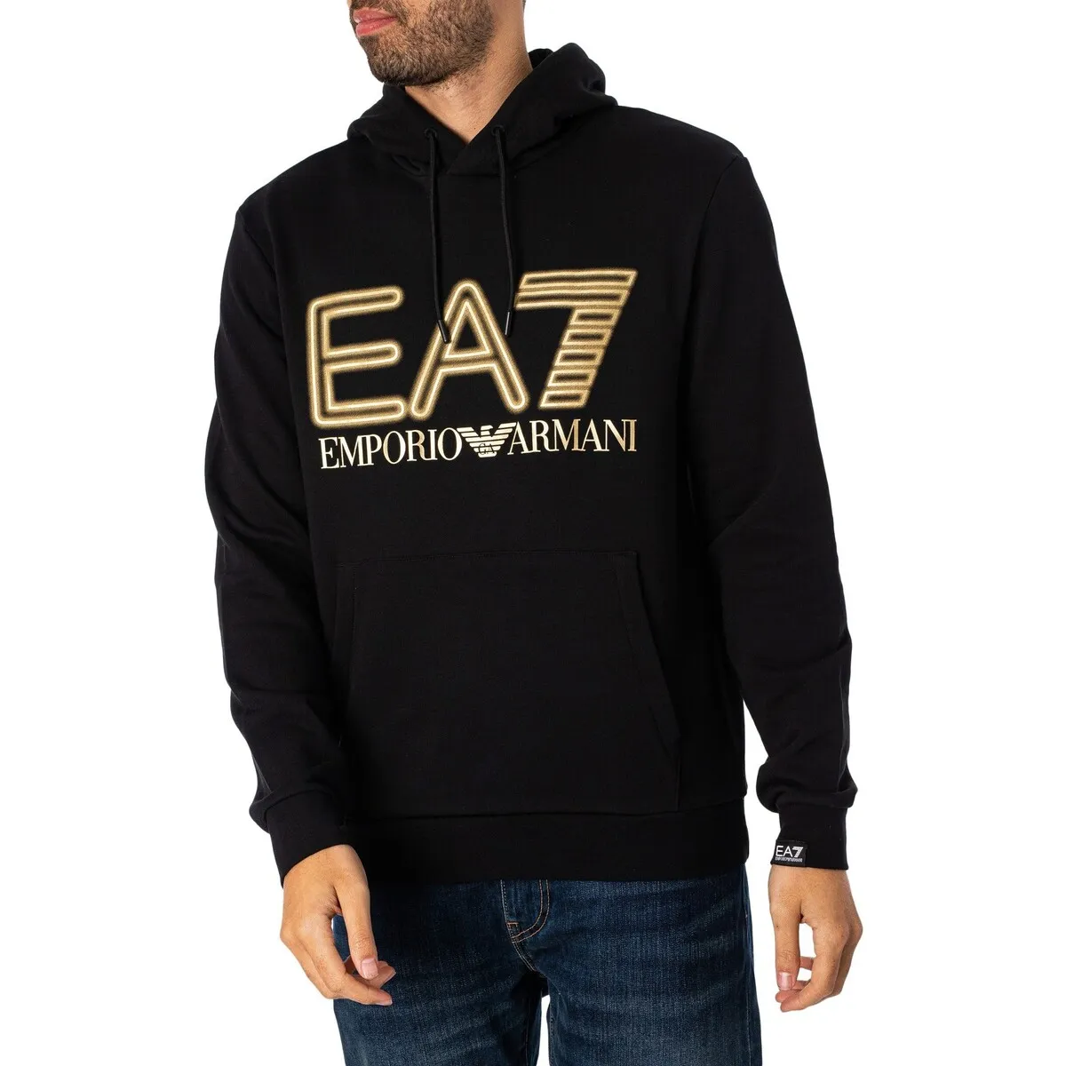 Sudadera Con Capucha Con Gráfico De Neón