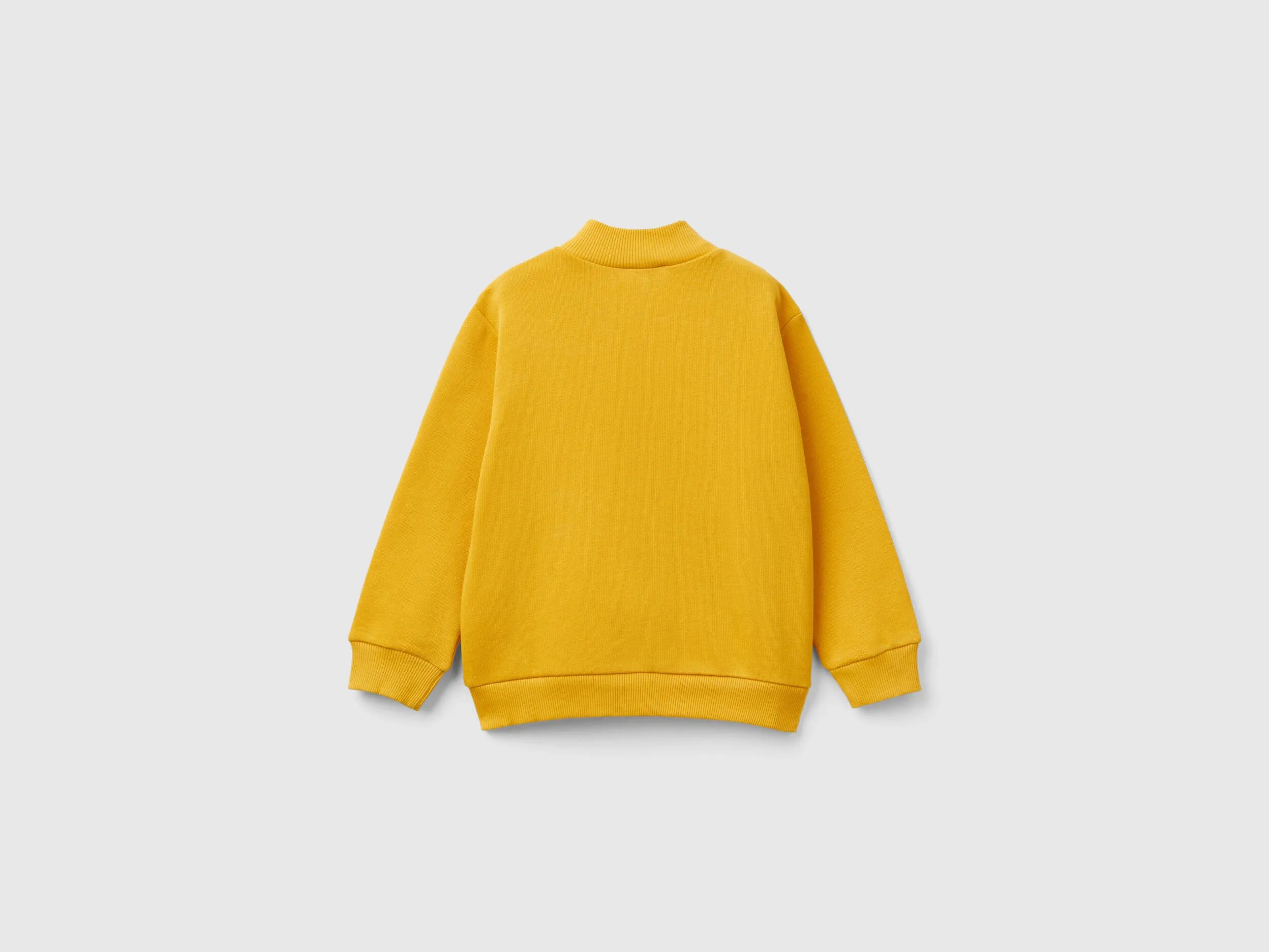 Sudadera de algodón orgánico con cremallera