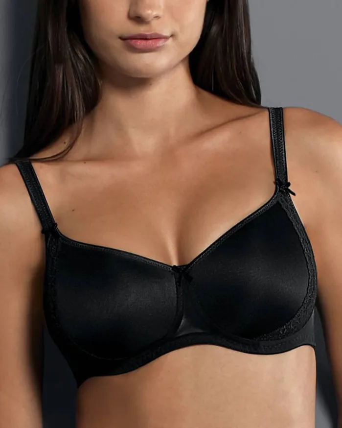 Sujetador Cazoleta Sin Aros Lace Rose 5618 NEG Rosa Faia