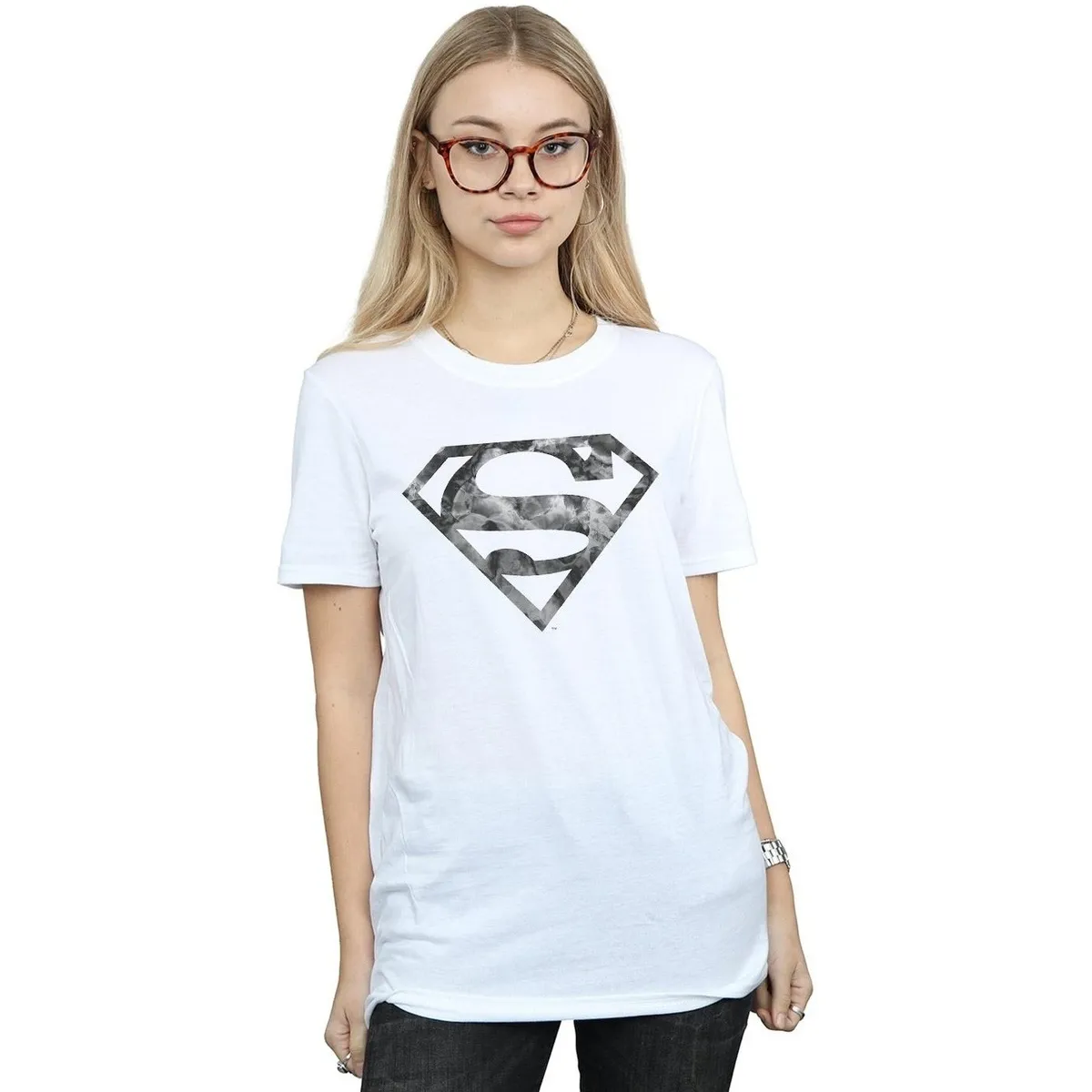 Superman Marble Logo