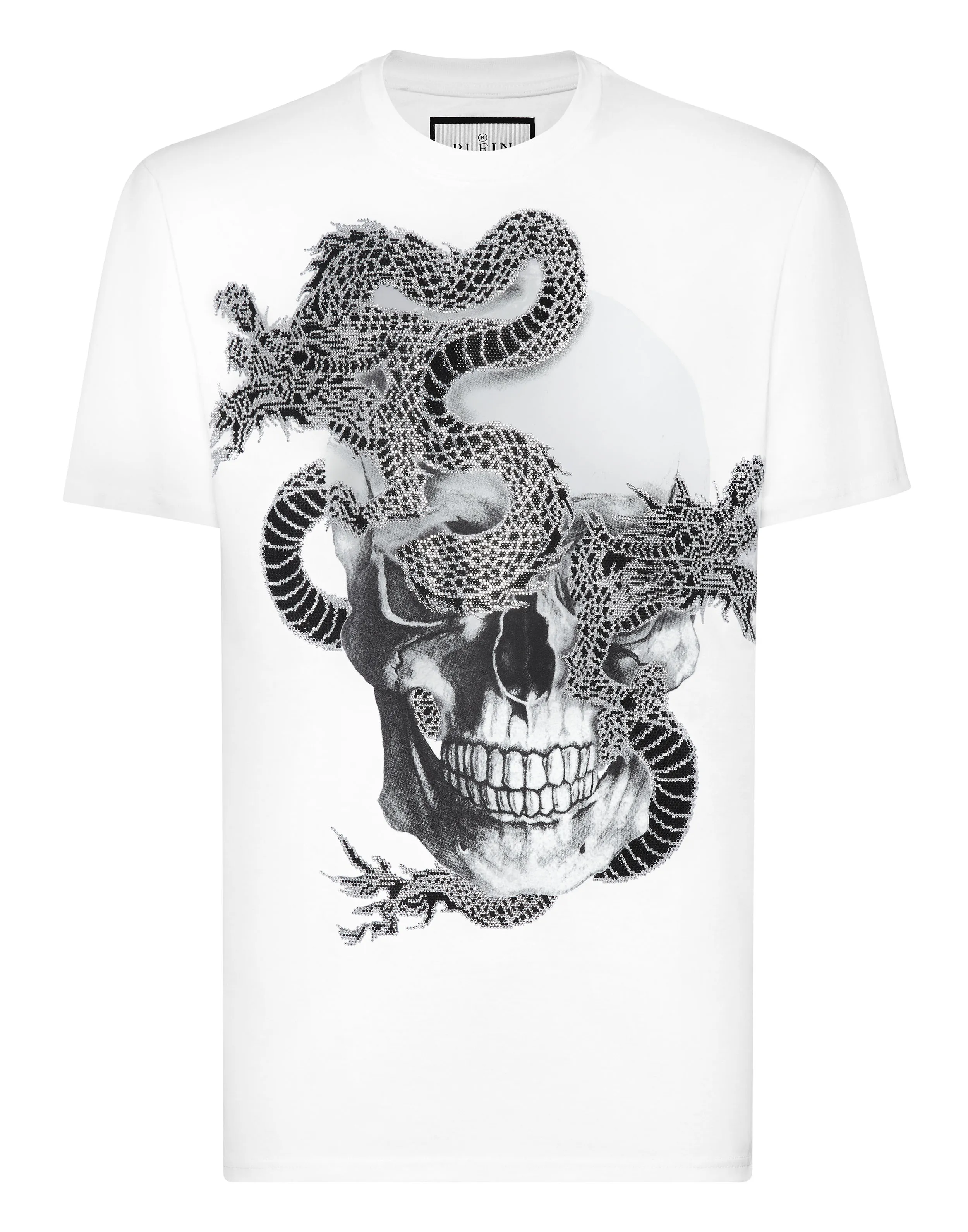 TSHIRT ROUND NECK SS DRAGON SKULL