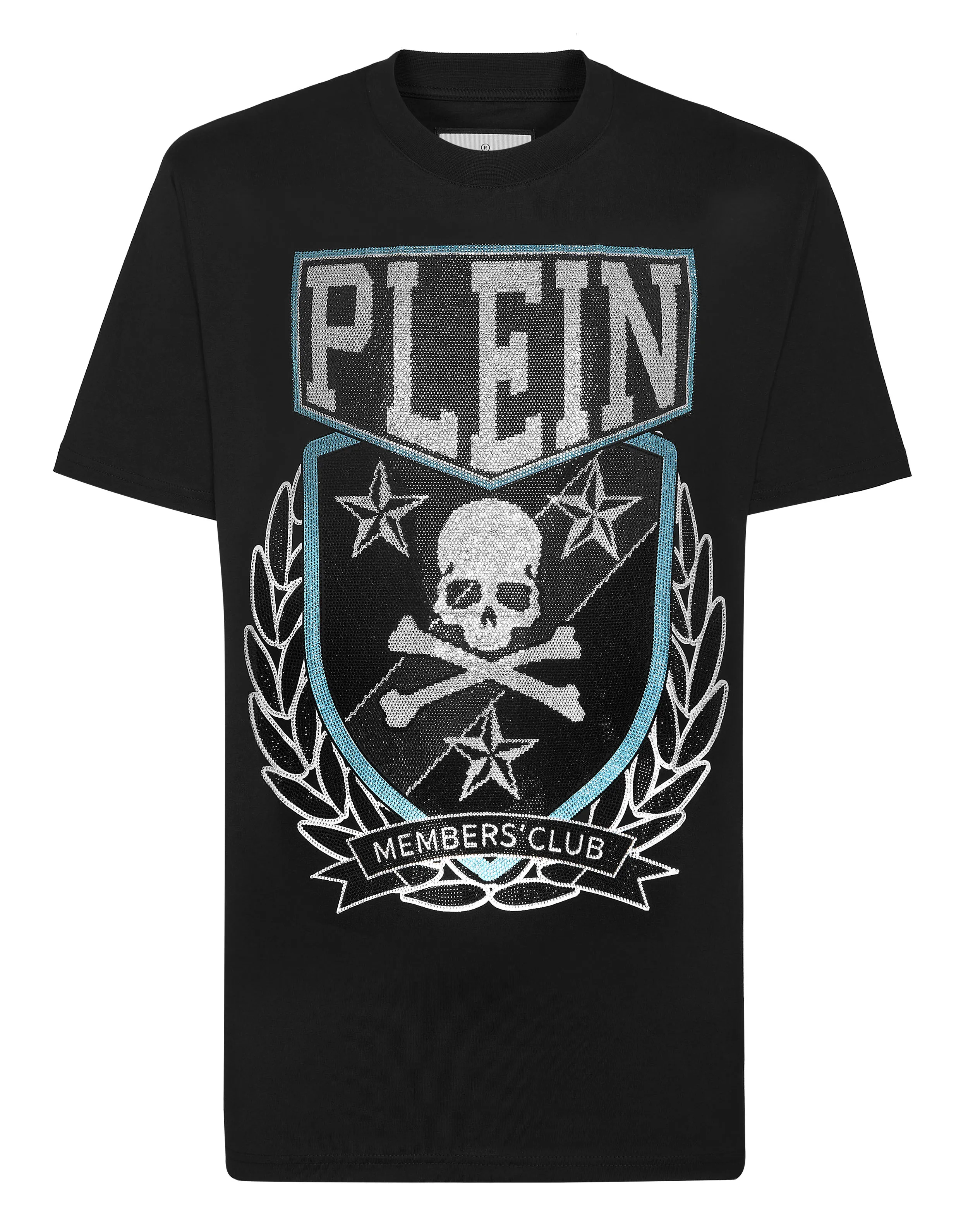 TSHIRT ROUND NECK SS WITH PATCH SKULL&BONES
